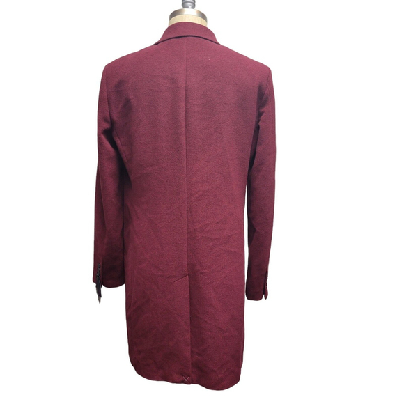 Men's Tommy Hilfiger Addison Wool-Blend Overcoat Coat. Size 40 Long. $395. - Picture 6 of 12